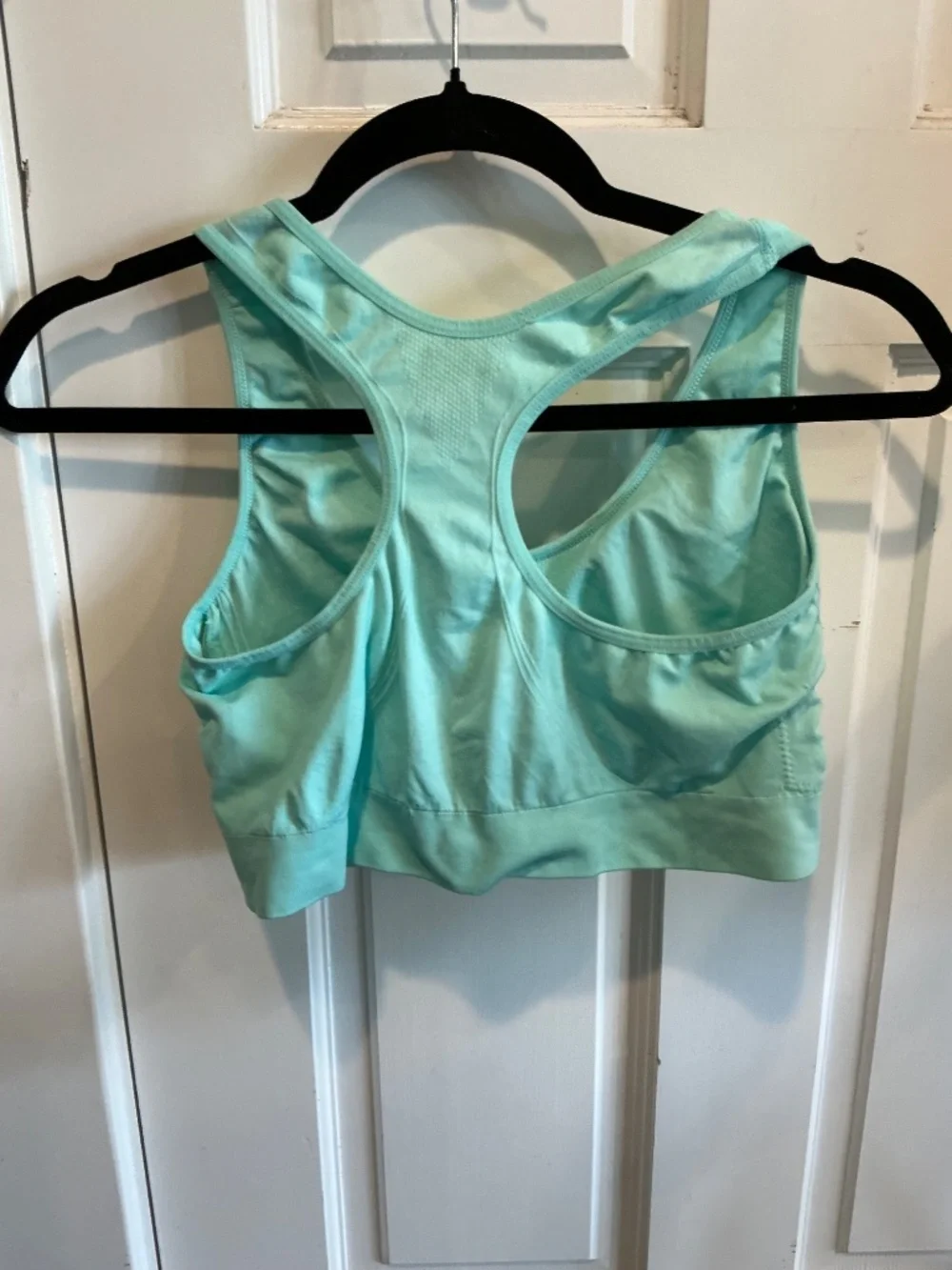 Light aqua pullover bra in excellent condition!  Plus size 3x